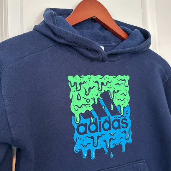 Adidas Youth Hoodie Sweatshirt - Picture 2 of 7